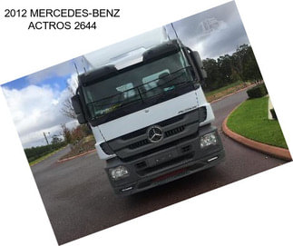 2012 MERCEDES-BENZ ACTROS 2644