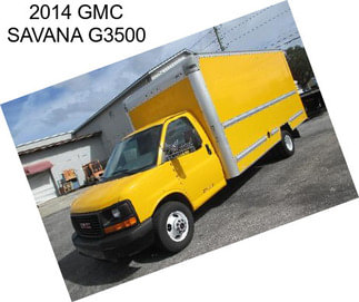 2014 GMC SAVANA G3500