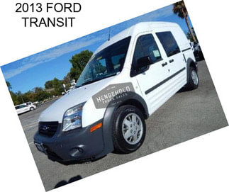 2013 FORD TRANSIT