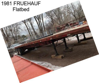 1981 FRUEHAUF Flatbed