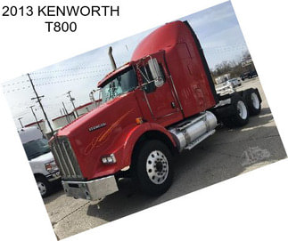 2013 KENWORTH T800