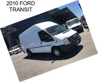 2010 FORD TRANSIT