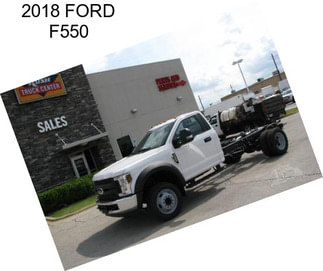 2018 FORD F550