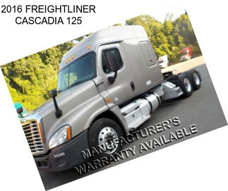 2016 FREIGHTLINER CASCADIA 125