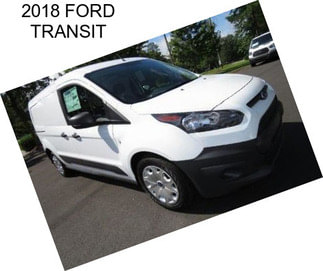 2018 FORD TRANSIT