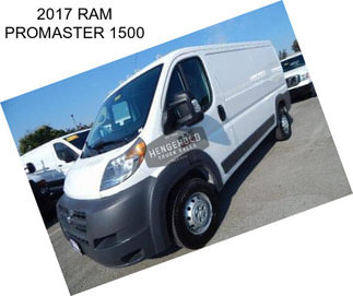 2017 RAM PROMASTER 1500