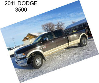 2011 DODGE 3500