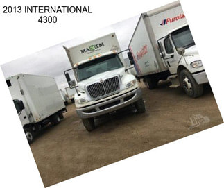 2013 INTERNATIONAL 4300