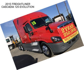 2015 FREIGHTLINER CASCADIA 125 EVOLUTION