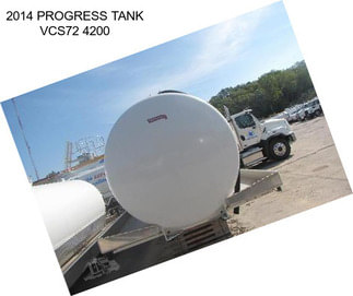 2014 PROGRESS TANK VCS72 4200