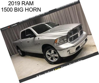 2019 RAM 1500 BIG HORN