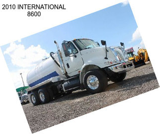 2010 INTERNATIONAL 8600