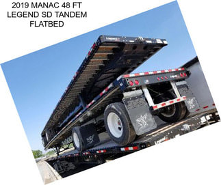 2019 MANAC 48 FT LEGEND SD TANDEM FLATBED