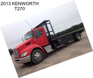 2013 KENWORTH T270