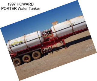 1997 HOWARD PORTER Water Tanker