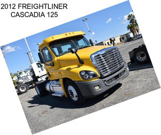 2012 FREIGHTLINER CASCADIA 125