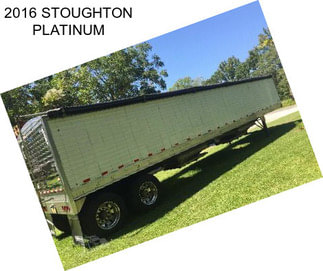 2016 STOUGHTON PLATINUM