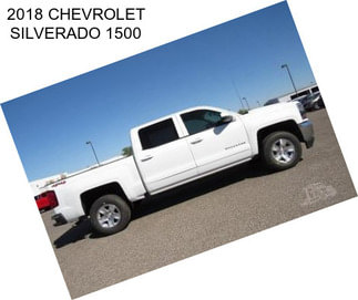 2018 CHEVROLET SILVERADO 1500