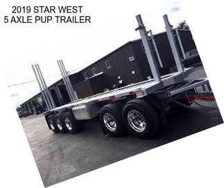 2019 STAR WEST 5 AXLE PUP TRAILER