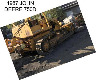 1987 JOHN DEERE 750D