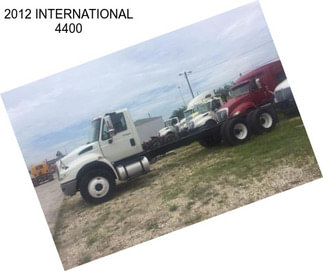 2012 INTERNATIONAL 4400