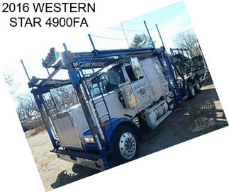 2016 WESTERN STAR 4900FA