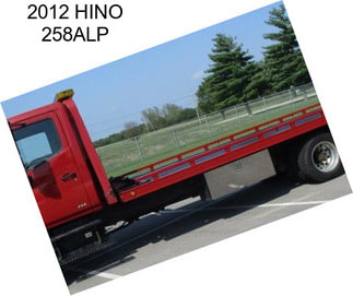 2012 HINO 258ALP