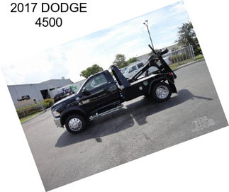 2017 DODGE 4500