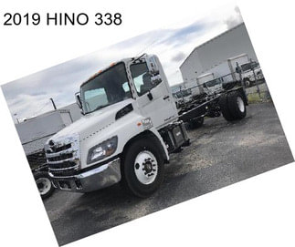 2019 HINO 338