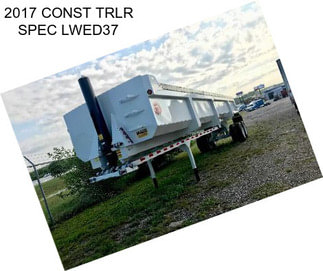 2017 CONST TRLR SPEC LWED37