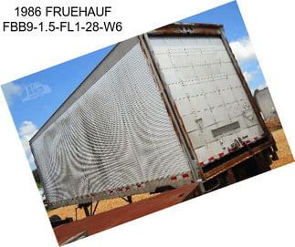 1986 FRUEHAUF FBB9-1.5-FL1-28-W6