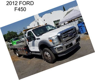 2012 FORD F450