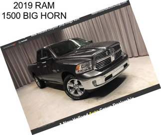 2019 RAM 1500 BIG HORN