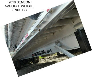 2019 BENSON 524 LIGHTWEIGHT 8700 LBS