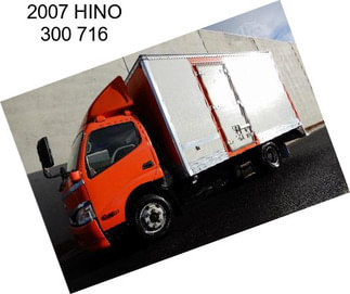 2007 HINO 300 716