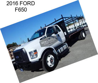 2016 FORD F650