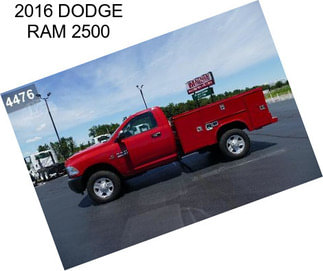 2016 DODGE RAM 2500