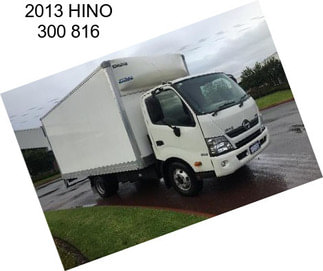 2013 HINO 300 816