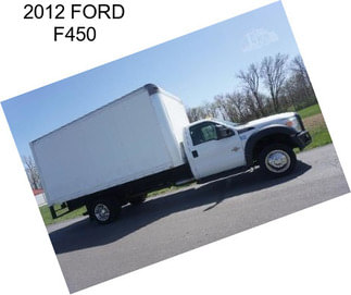 2012 FORD F450