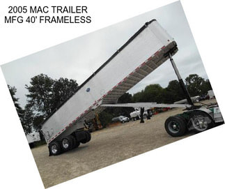 2005 MAC TRAILER MFG 40\' FRAMELESS