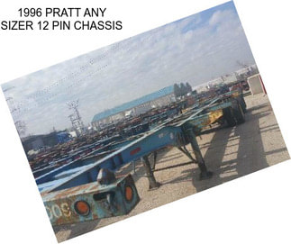 1996 PRATT ANY SIZER 12 PIN CHASSIS