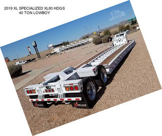 2019 XL SPECIALIZED XL80 HDGS 40 TON LOWBOY