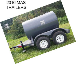 2016 MAS TRAILERS