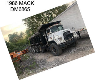 1986 MACK DM6865