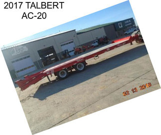 2017 TALBERT AC-20