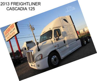 2013 FREIGHTLINER CASCADIA 125