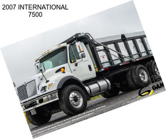 2007 INTERNATIONAL 7500