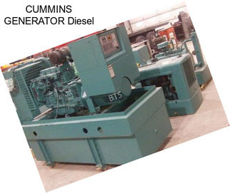 CUMMINS GENERATOR Diesel