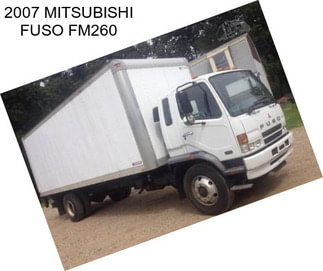 2007 MITSUBISHI FUSO FM260