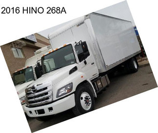 2016 HINO 268A